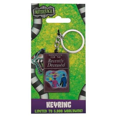 Beetlejuice Keychain Handbook of the Recently Deceased - thumbnail
