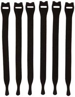 VELCRO® VEL-EC60388 Klittenband kabelbinder Om te bundelen Haak- en lusdeel (l x b) 200 mm x 12 mm Zwart 6 stuk(s) - thumbnail