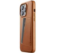 Mujjo Leather Wallet Case iPhone 14 Pro Max bruin - thumbnail