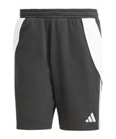 adidas Tiro 24 Sweat Broekje Zwart Wit - thumbnail