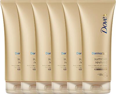 Dove DermaSpa Summer Revived Fair bodylotion - 6 x 200 ml - voordeelverpakking