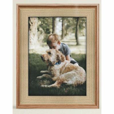 Fotolijsten DKD Home Decor Natuurlijk Hout Plastic Hout MDF 26,5 x 2 x 32 cm