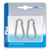 Pro Plus Karabijnhaak RVS 2st. - thumbnail