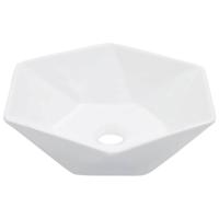 VidaXL Wastafel 41x36,5x12 cm keramiek wit - thumbnail