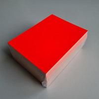 Prijskaart blanco fluor rood 12x16cm100 - thumbnail