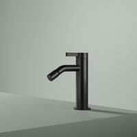 Bidetmengkraan Hotbath Ace 15.5 Cm Geborsteld Zwart PVD - thumbnail