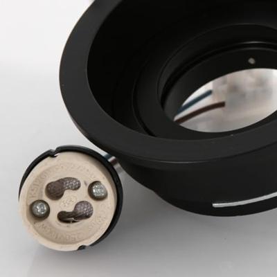 Steinhauer Zwarte inbouwspotPelite spot Ø 10cm - 3371ZW