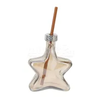 Drinkglas Kerstster met Rietje Brons - thumbnail