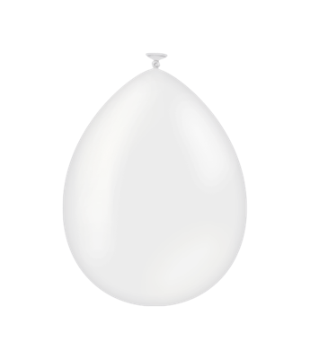 Ballonnen wit 50 stuks