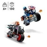 Lego Marvel 76260 Captain America en Black Widow Motoren - thumbnail