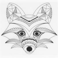 Creativ Company Vellen krimpfolie met motieven wilde dieren, 4st. - thumbnail