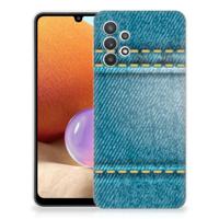 Samsung Galaxy A32 4G | A32 5G Enterprise Editie | Sillicone Back Cover | Jeans - thumbnail