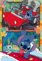 Clementoni legpuzzel super color disney stitch, 104st. - thumbnail
