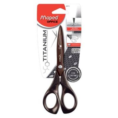 Maped schaar Titanium 17 cm, symmetrische ogen, op blister Maped schaar Titanium 17 cm, symmetrische ogen, op blister