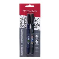 Tombow • fudenosuke brushpen black 2pcs - thumbnail