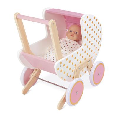 Houten Poppenwagen - Candy Chic