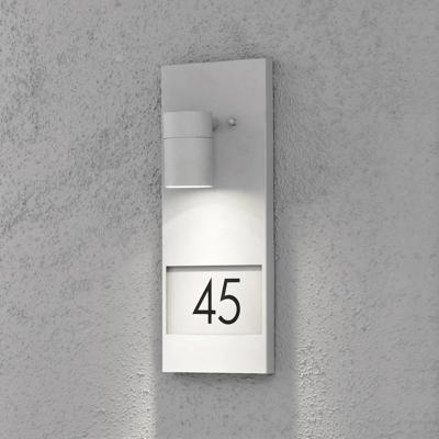 KonstSmide WandspotModena Adress grijs met huisnummer - 7655-300