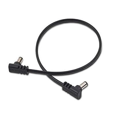 RockBoard Flat Power Cable voedingskabel voor gitaareffecten haaks 30 cm