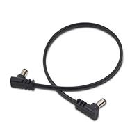RockBoard Flat Power Cable voedingskabel voor gitaareffecten haaks 30 cm - thumbnail