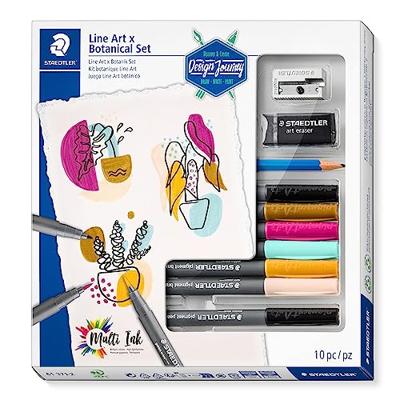Staedtler Line Art x Botanical Set, set van 10 stuks