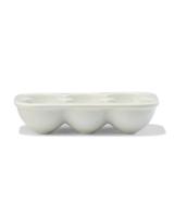 HEMA Eierdoos voor 6 eieren aardewerk spikkel groen (groen) - thumbnail