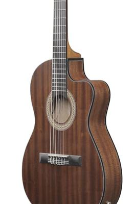 Ibanez GA5MHTCE Open Pore Natural elektrisch-akoestische klassieke gitaar