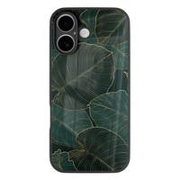 iPhone 16 glazen hardcase - Monstera leaves - thumbnail
