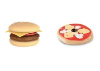 Pizza set of Hamburgerset - thumbnail