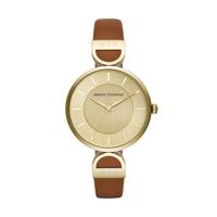 Horlogeband Armani Exchange AX5324 Leder Cognac 14mm - thumbnail
