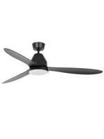 Beacon Plafondventilator zwart met lampWhitehaven Ø 143cm IP55 - 213044 - thumbnail
