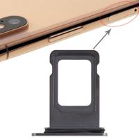 SIM-kaarthouder voor iPhone XS Max (Single SIM-Card)(Black) - thumbnail