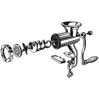 Westmark mes voor gehaktmolen - grootte 5 - thumbnail