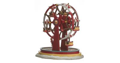 Kerstfiguur Fair Ground Ferris Wheel Red Luville - Luville