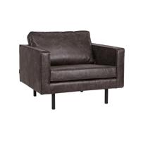 WOOOD Fauteuil 'Rodeo', kleur antraciet - thumbnail