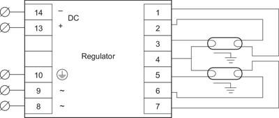 Philips LED Fluorescentielampen Elektronisch voorschakelapparaat 116 W (2 x 58 W) Dimbaar Philips Lighting