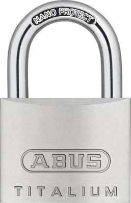 ABUS Cilinderhangslot | breedte slotlichaam 40 mm | Titalium verschillendsluitend | 1 stuk - 79474 79474 ABUS Cilinderhangslot | breedte slotlichaam 40 mm | Titalium verschillendsluitend | 1 stuk - 79474 79474