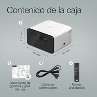 Epson EF-21W Beamer 3LCD 1000 ANSI-lumen 1920 x 1080 Full HD Geïntegreerde luidspreker - thumbnail