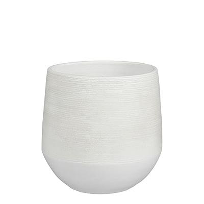 Mica Decorations bloempot Evora 24x23cm off white Mica Decorations bloempot Evora 24x23cm off white