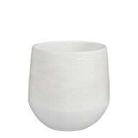 Mica Decorations bloempot Evora 24x23cm off white - thumbnail