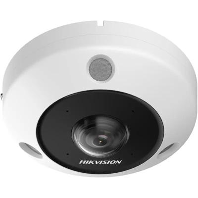 Hikvision6MP Deepinview Fisheye outdoor netwerkcamera met IR. microfoon(4) en HP. alarm en audio I/O. Hikvision6MP Deepinview Fisheye outdoor netwerkcamera met IR. microfoon(4) en HP. alarm en audio I/O.