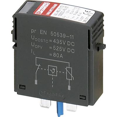 Phoenix Contact 2801162 VAL-MS-T1/T2 1000DC-PV-ST Overspanningsveilige stekker Overspanningsbeveiliging voor: Photovoltaïsch systeem 15 kA 1 stuk(s) Phoenix Contact 2801162 VAL-MS-T1/T2 1000DC-PV-ST Overspanningsveilige stekker Overspanningsbeveiliging voor: Photovoltaïsch systeem 15 kA 1 stuk(s)