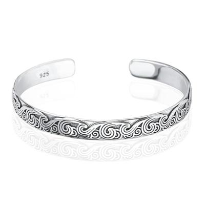 LGT JWLS Vintage Open Manchetarmband - Wave