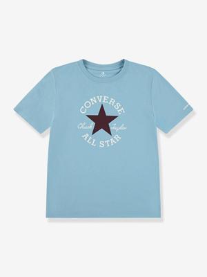 T-shirt Chuck patch CONVERSE gemêleerd blauw T-shirt Chuck patch CONVERSE gemêleerd blauw