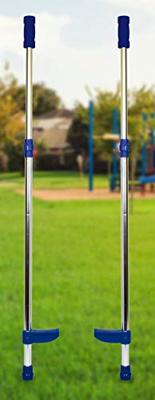 Small Foot - metalen stelten verstelbaar blauw, 145cm