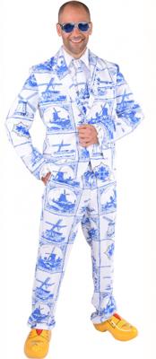 Magic kostuum Delfts blauw
