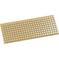 Kemo E015 Experimenteer printplaat Flash-gold-plated Hardpapier (l x b) 64 mm x 25 mm 35 µm Rastermaat 2.54 mm Inhoud 1 stuk(s) - thumbnail
