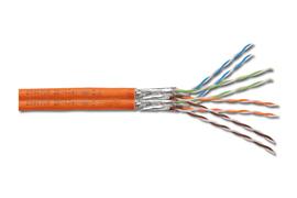 Digitus DK-1741-VH-D-5 Netwerkkabel CAT 7 S/FTP 4 x 2 x 0.25 mm² Oranje 500 m Digitus DK-1741-VH-D-5 Netwerkkabel CAT 7 S/FTP 4 x 2 x 0.25 mm² Oranje 500 m