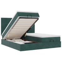 Ottoman bed met matrassen en LED's 180x200cm fluweel - thumbnail