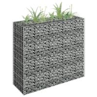 Gabion plantenbak 90x30x90 cm gegalvaniseerd staal - thumbnail