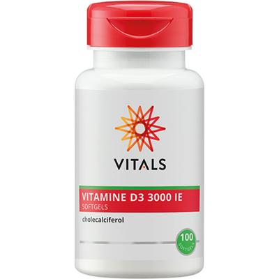 Vitals Vitamine D3 3000IE 100 Softgels
